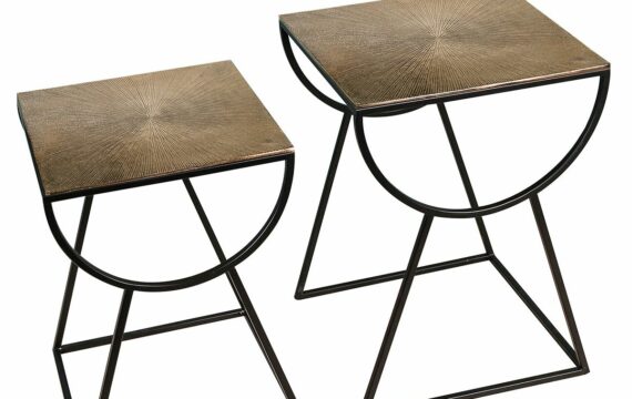 TTable d'appoint GM SQUARE en aluminium or (Copie)