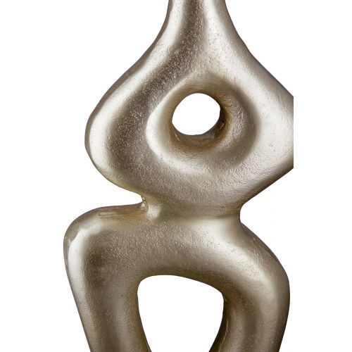 Vase Formas design doré - 29 cm