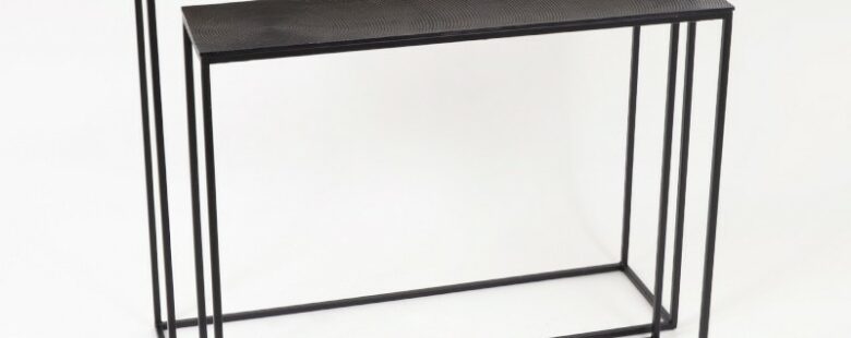 Console dorée 90cm Khloe - Pujol Maison