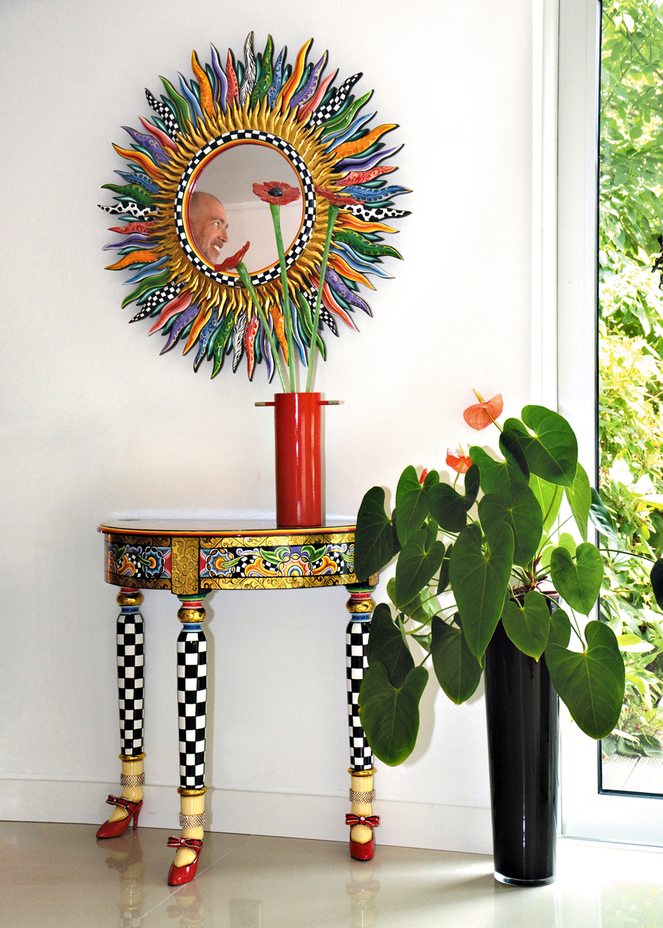 TOMS DRAG - Miroir "Flammes"