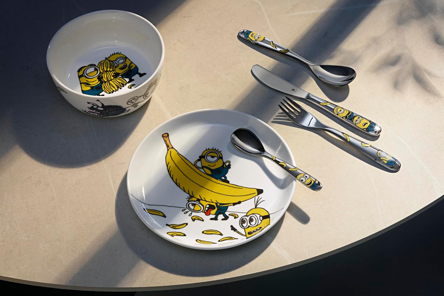 Ensemble vaisselle "Les minions" - 6 pièces