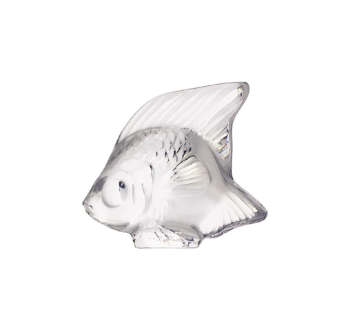 LALIQUE - Poisson cristal Incolore