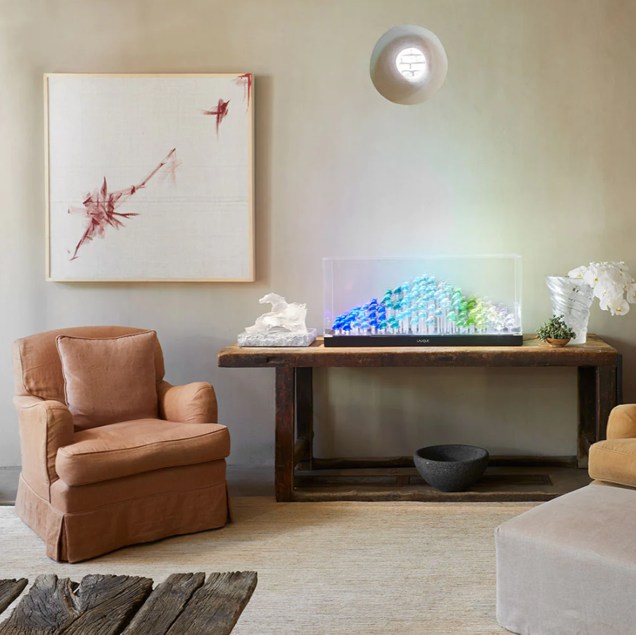 LALIQUE - Poisson cristal menthe