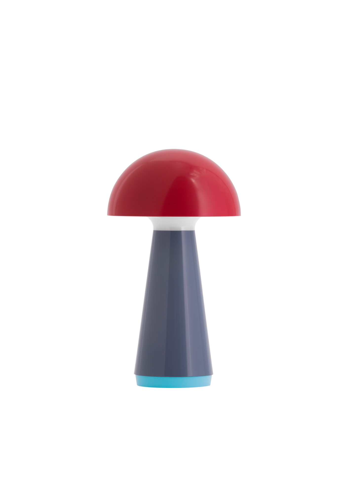 Lampe de table tactile "Bob" rouge - h28cm