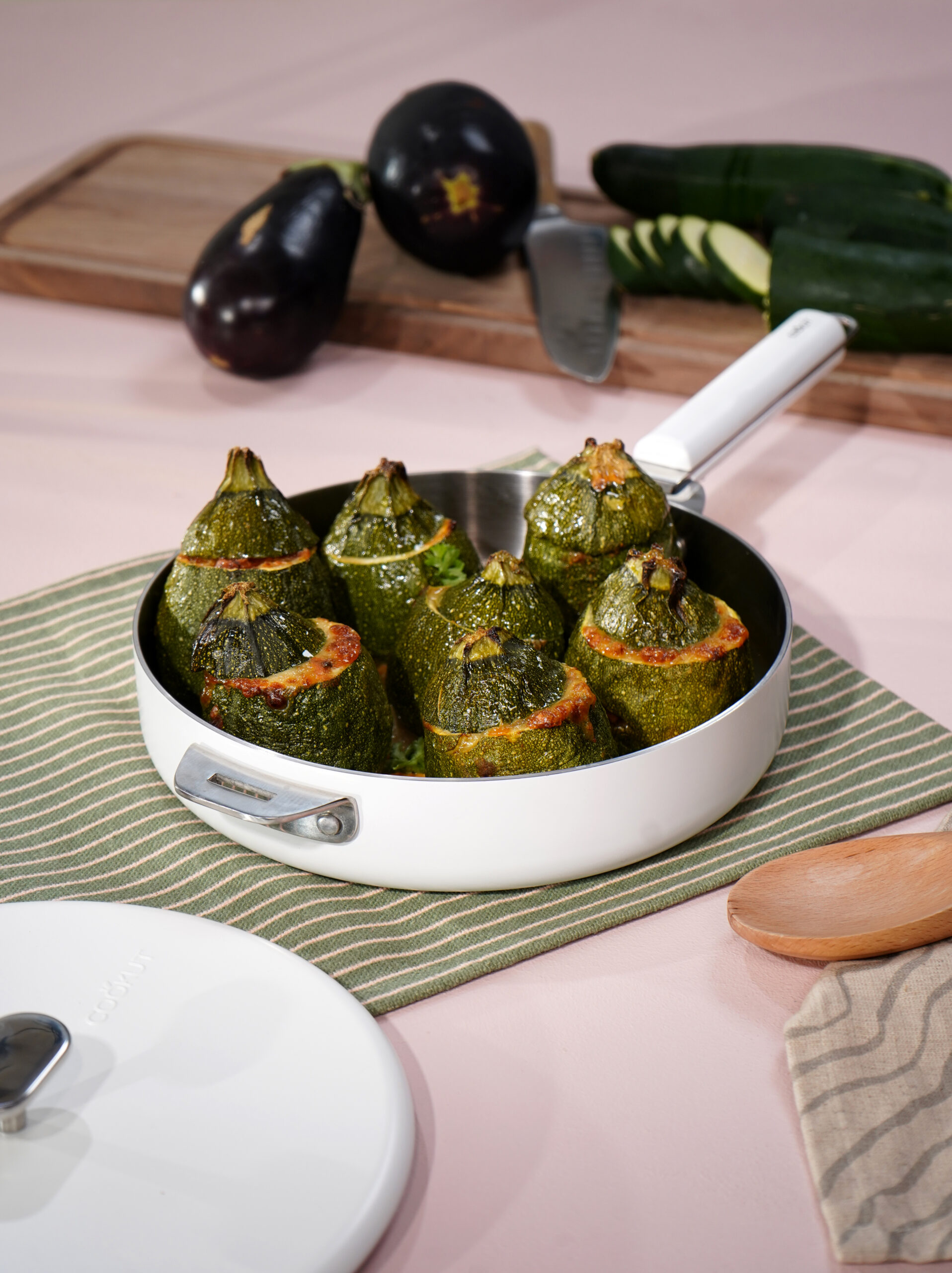 COOK'UT - Poêle et couvercle Ø24cm "La Merveilleuse - Polaire"