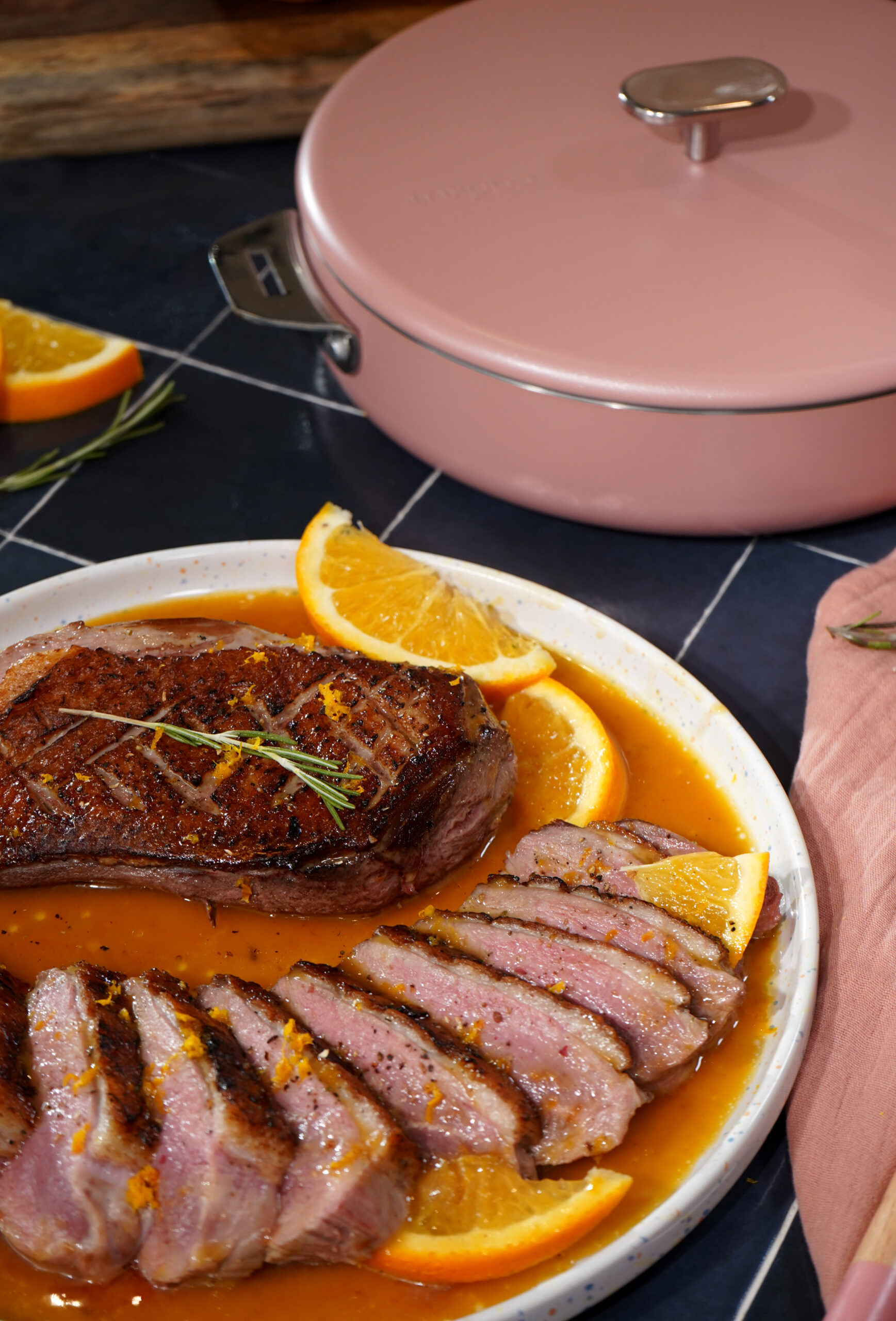 COOK'UT - Poêle et couvercle Ø24cm "La Merveilleuse - Guimauve"