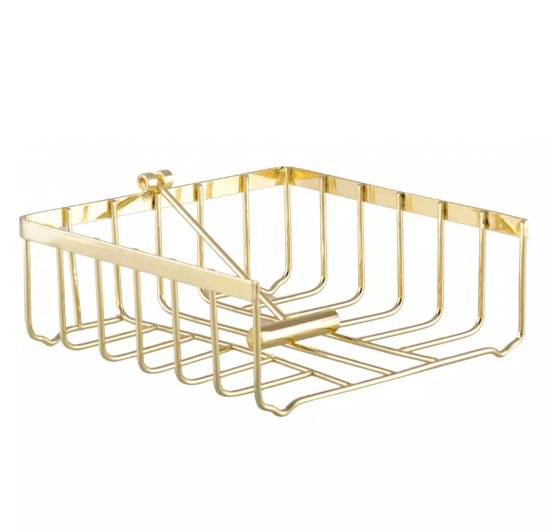 Porte-serviettes doré